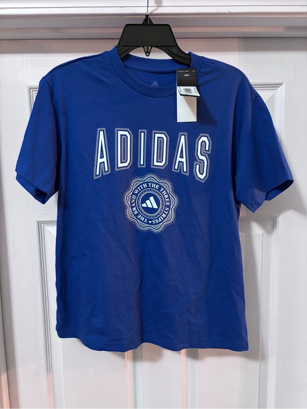 adidas Blue Graphic Logo Tee